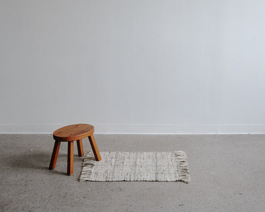 woven mat in fern | #107 | 2'0" x 2'11"