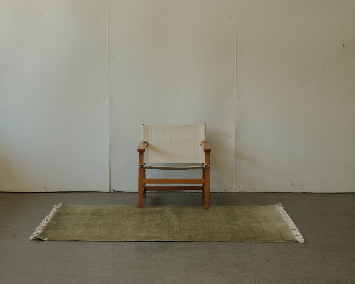kashkuli gabbeh in moss | #021 | 4'1" x 6'4"