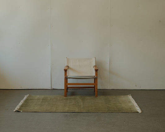 kashkuli gabbeh in moss | #021 | 4'1" x 6'4"