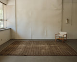 vintage turkish rug in bark | #029 | 10'0" x 12'1"