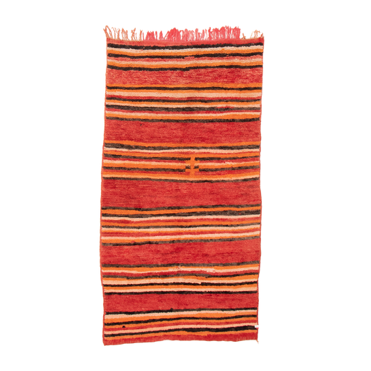moroccan berber rug in sunrise  | #033 | 3'8" x 6'11"