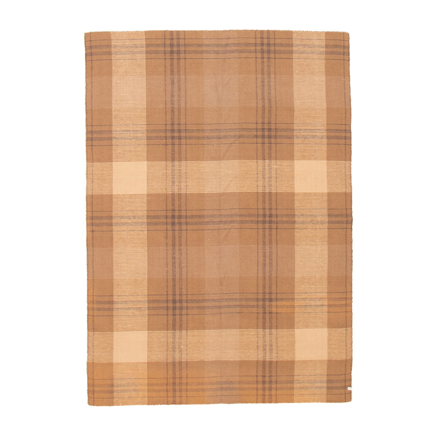 flatweave rug in barley | #041 | 5'7" x 7'10"