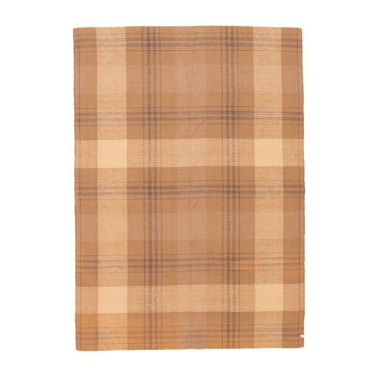flatweave rug in barley | #041 | 5'7" x 7'10"
