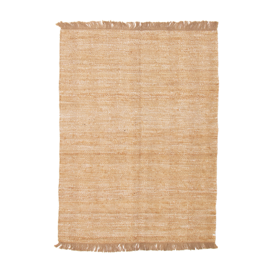 jute flatweave in prairie  | #035 | 5'6" x 7'5"