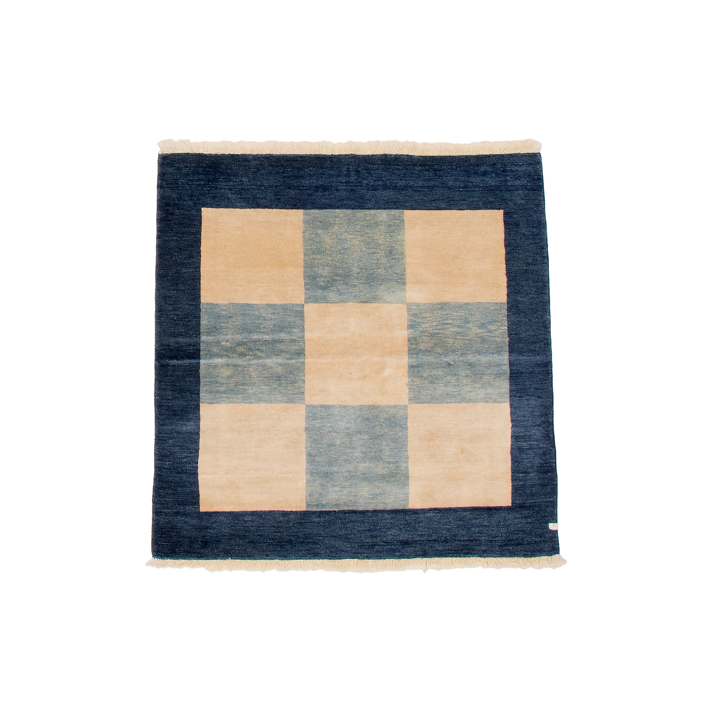 ziegler rug in indigo | #038 | 3'9" x 3'10"