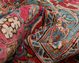persian rug in smoke blue & gamay | #015 | 10'2" x 15'5"