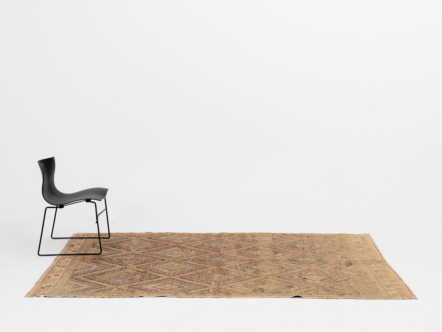 turkish yoruk kilim in sandstone | #059 | 6'5" x 8'8"