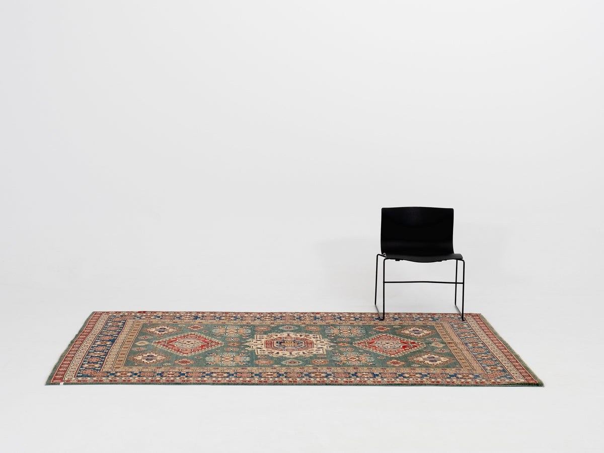 ghazni rug in pine | #061 | 5'10" x 9'1"