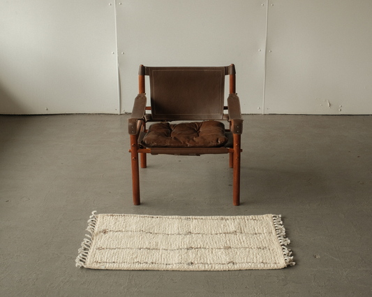 moroccan rug in ecru | #013 | 2'0" x 3'2"