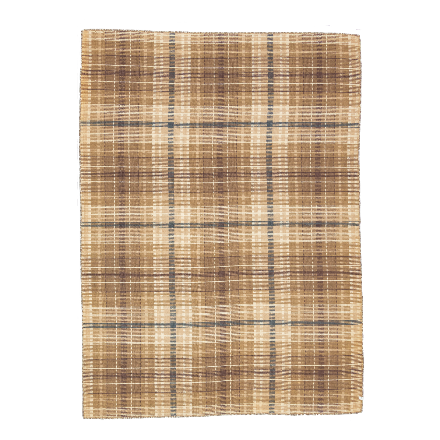 indian flatweave in flax  | #026 | 5'9" x 7'10"
