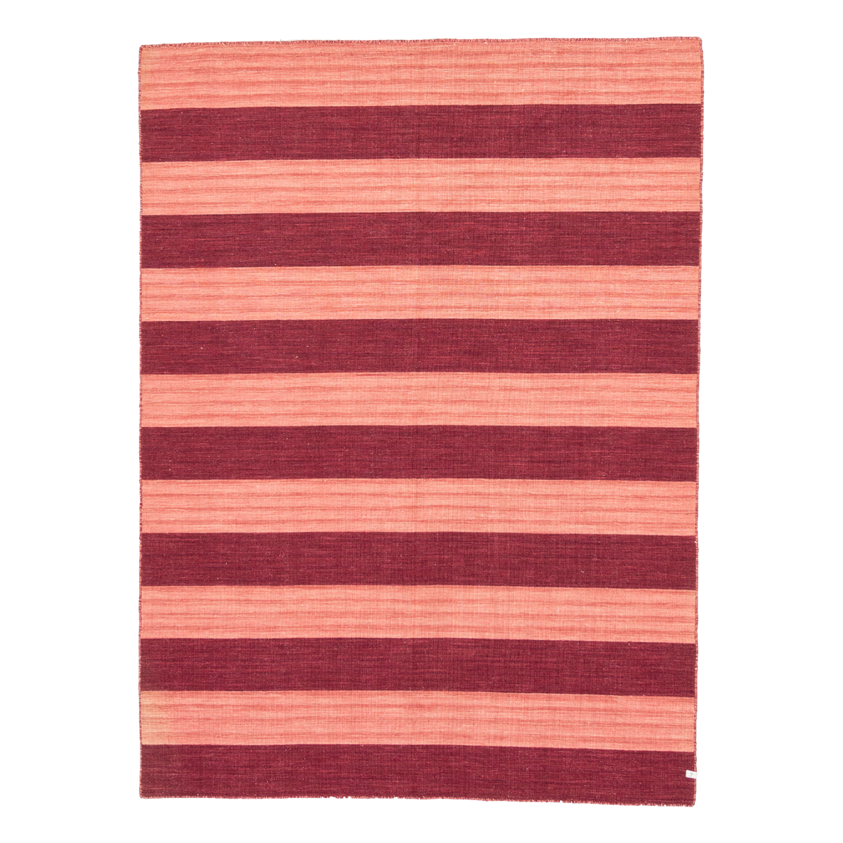 indian flatweave in berry  | #024 | 5'1" x 7'11"