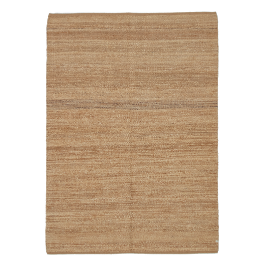 jute flatweave in sand  | #032 | 5'7" x 7'9"