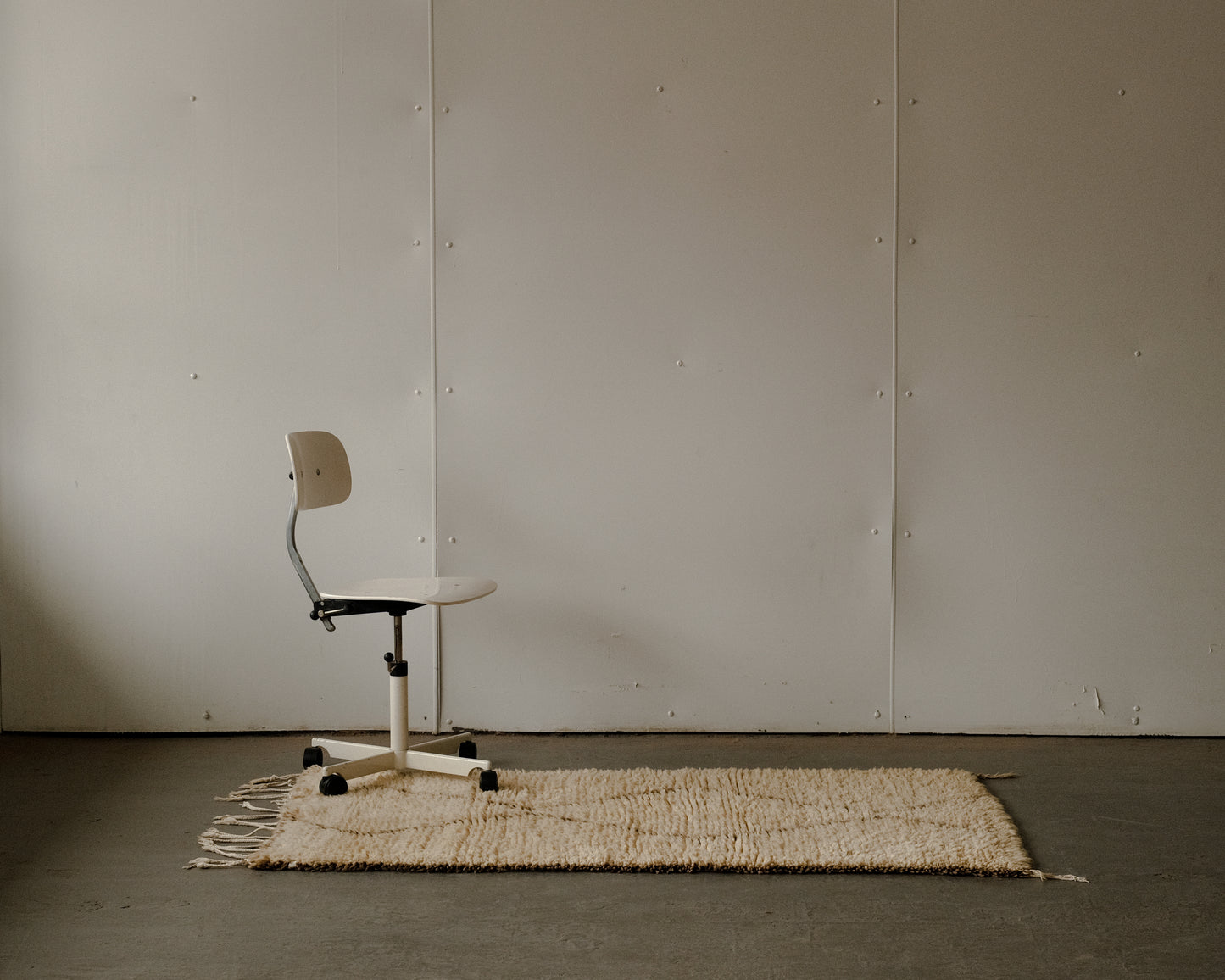 moroccan berber rug in avoine  | #034 | 3'2" x 5'7"