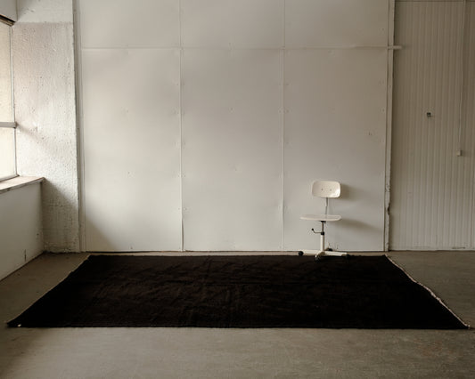 turkish flokati in graphite | #042 | 8'8" x 11'8"