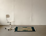 ziegler rug in indigo | #038 | 3'9" x 3'10"