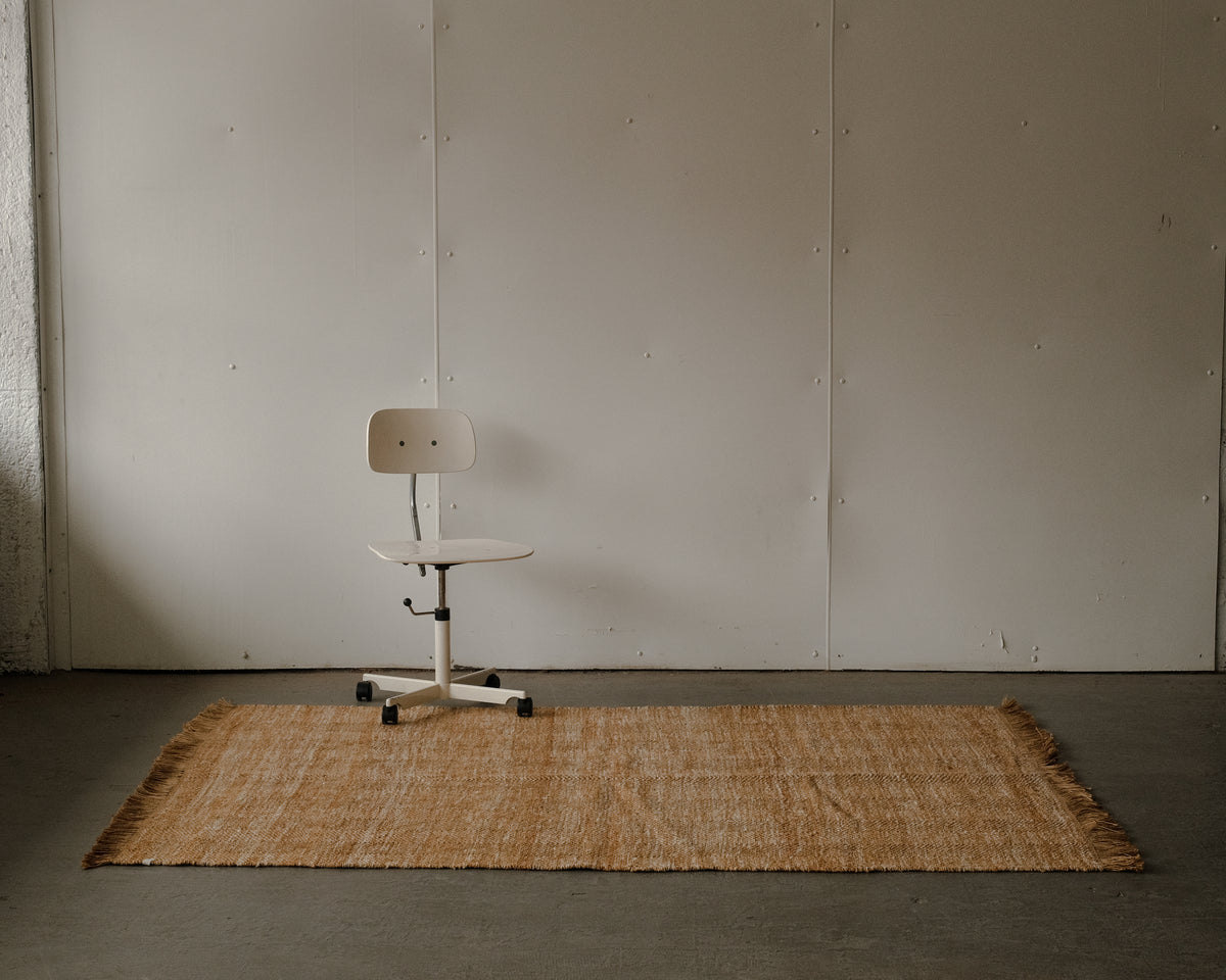 jute flatweave in prairie  | #035 | 5'6" x 7'5"