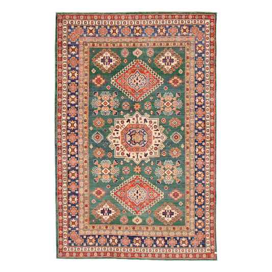 ghazni rug in pine | #061 | 5'10" x 9'1"