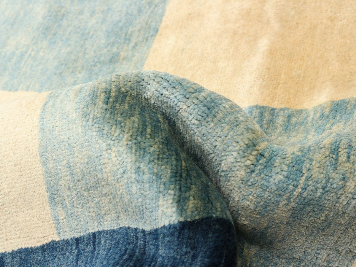 ziegler rug in indigo | #038 | 3'9" x 3'10"